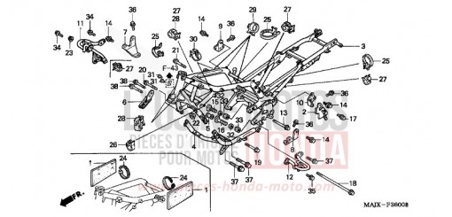 CARROSSERIE DE CHASSIS ST1100AY de 2000